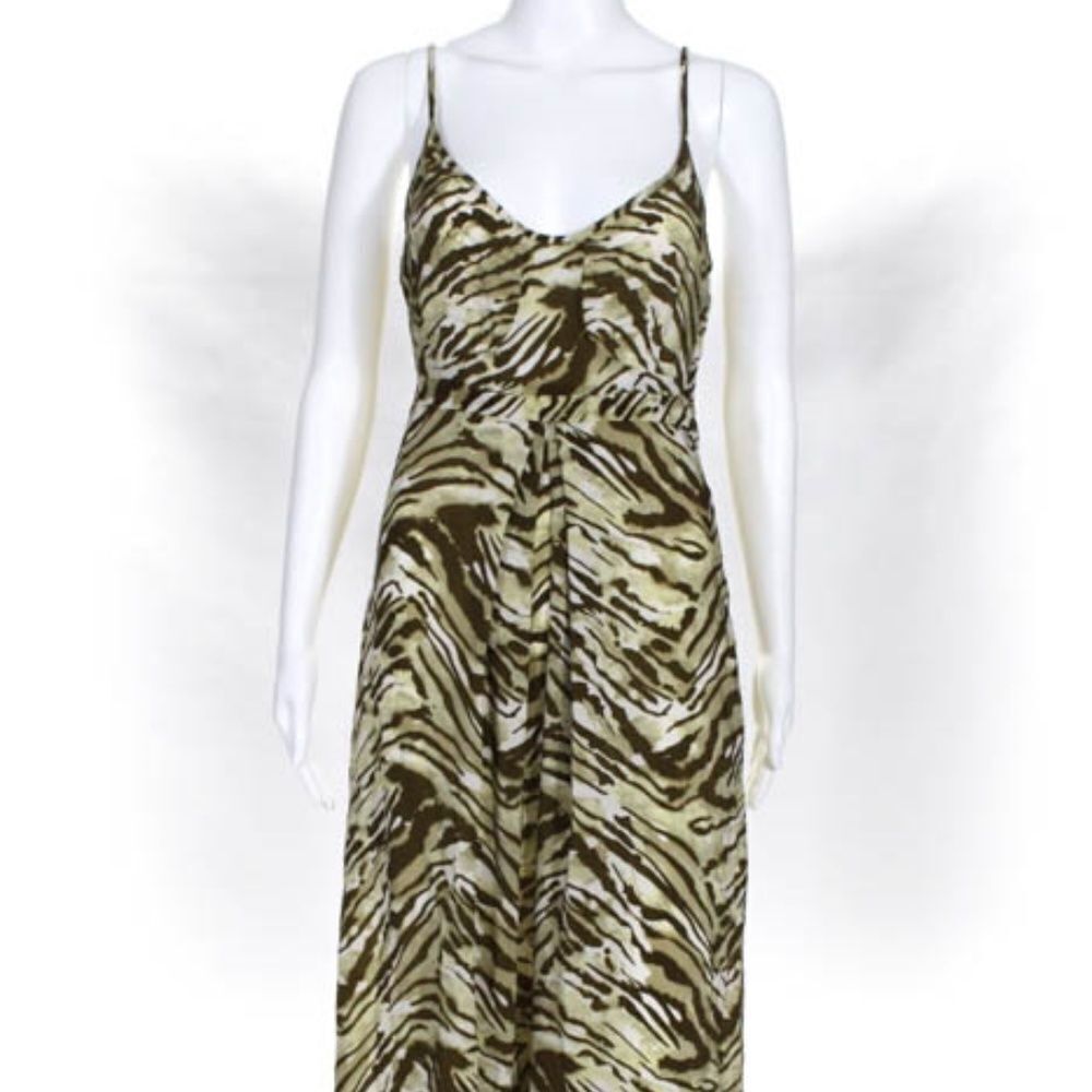 Josephine Silk Printed Maxi Dress Size P